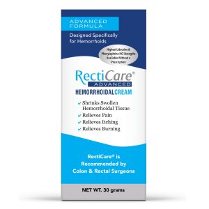 Recticare Advanced Hemorrhoidal Cream, 30 G