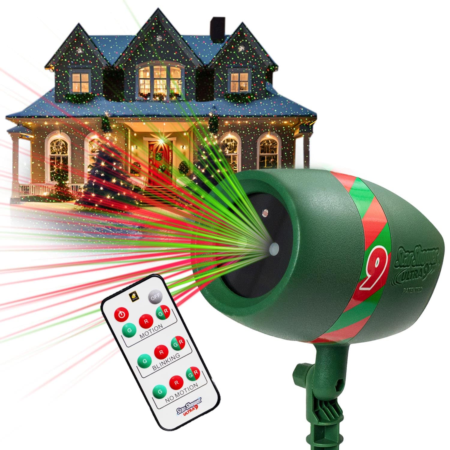 Star Shower Ultra 9 Outdoor Laser Light Show With Remote 1 Star Shower Ultra 9 Outdoor Laser Light Show With Remote