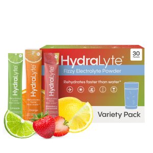 Hydralyte Electrolyte Hydration Packets Variety Pack, 30 Count
