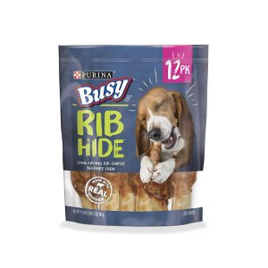 Purina Busy Small/Medium Breed Rawhide Dog Treat, 12 ct. Pouch