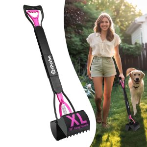 i Petba Ipetba 32″ Long Handle Dog Pooper Scooper For Yard