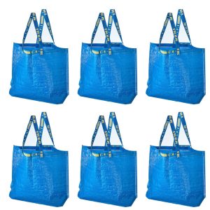 IKEA 603.017.07 Frakta Medium Shopping Bags (Set Of 6), 55 Lb