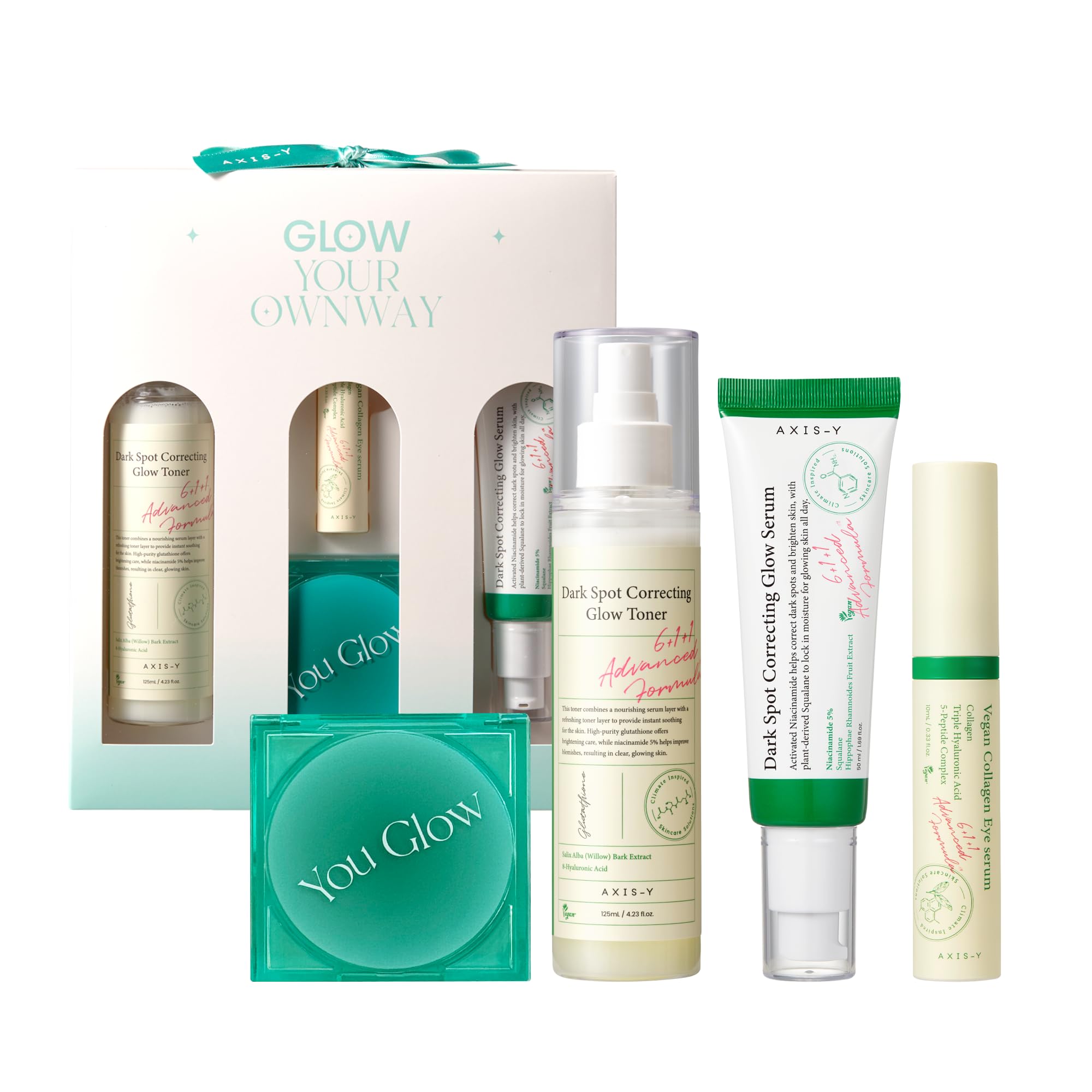 AXIS-Y Glow Your Own Way Korean Skin Care Set With Serums 1 AXIS-Y Glow Your Own Way Korean Skin Care Set With Serums