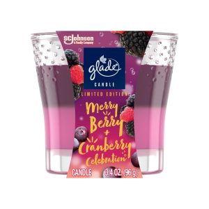 Glade Candle Jar, 3.4 oz, 2 In, 3.4 oz