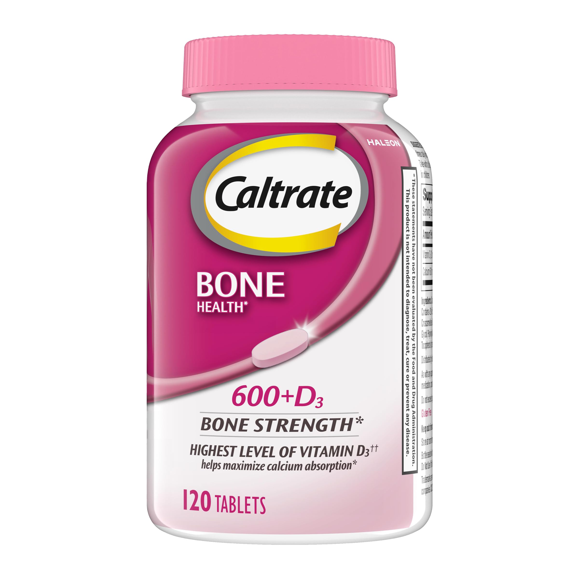 Caltrate 600 Plus D 3 Vitamin D And Calcium Supplement Tablets, 120 Count 1 Caltrate 600 Plus D 3 Vitamin D And Calcium Supplement Tablets