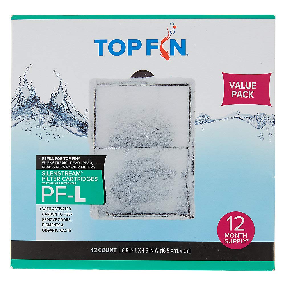 Top Fin Silenstream Large PF-L Filter Cartridges Refill 1 Top Fin Silenstream Large PF-L Filter Cartridges Refill