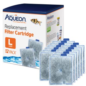 Aqueon Replacement Filter Cartridges Large, 12 Pack