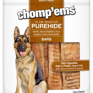CHOMP ‘EMS Purehide Beefhide Dog Chews, 12 oz