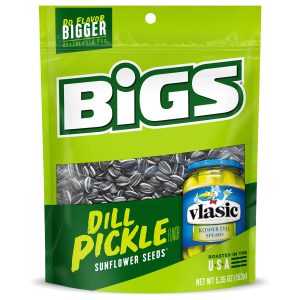 BIGS Sunflower Seeds, 5.35 oz. (Pack Of 12), 5.35 oz, Pack Of 12