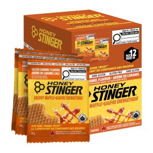 Honey Stinger Organic Salted Caramel Waffles 12 Count, 1.06 OZ