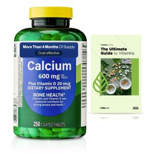 Generic Spring Valley Calcium Plus Vitamin D Tablets Dietary Supplement, 250 Count