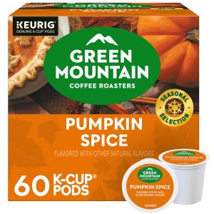 Green Mountain Coffee Roasters Pumpkin Spice, 60 Count (6 Packs Of 10), 60 Count, 6 Packs