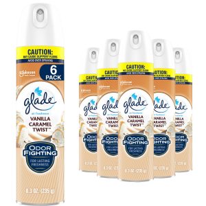 Glade Air Freshener Odor Fighting Room Spray, 8.3 oz, 6 Count