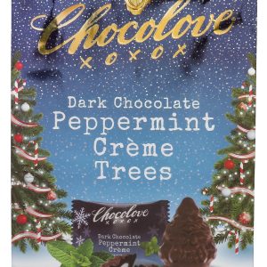 Chocolove Peppermint Crème Trees In Dark Chocolate, 7.05 oz Pack
