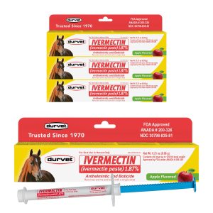 Durvet Ivermectin Paste Dewormer, 6.08 G, 3 Count