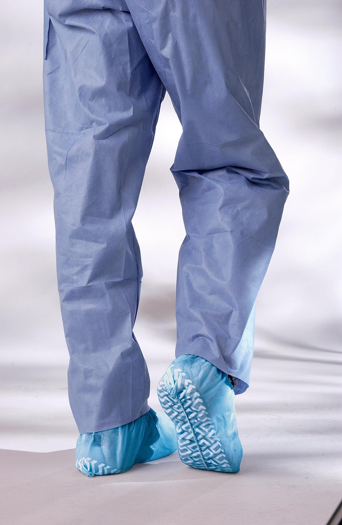 Medline Non-Skid Pro Series Spunbond Shoe Covers, Pack Of 100 1 Medline Non-Skid Pro Series Spunbond Shoe Covers, Pack Of 100