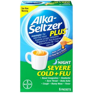 Alka- Seltzer Plus ASP SEV COLD FLU Night 6 S 2 DZ, 6 Count