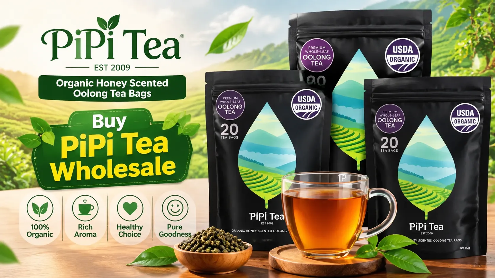 Where to Buy PiPi Tea Wholesale