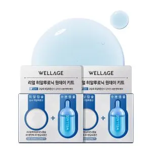 WELLAGE Real Hyaluronic Acid Hydrate One Day Kit Serum 2 ea