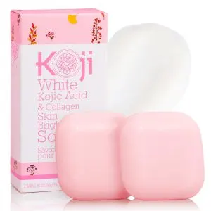 Koji White Kojic Acid & Collagen Skin Brightening Soap For