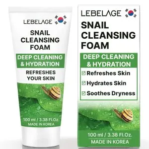 LEBELAGE Korean Snail Facial Cleanser 3.38 oz