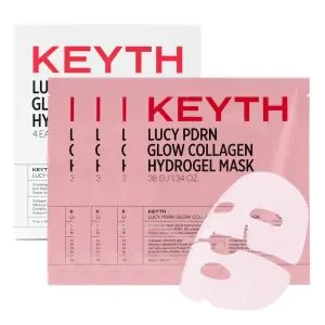 KEYTH LUCY PDRN GLOW Collagen Hydrogel MASK 4 EA X 38 G, 4