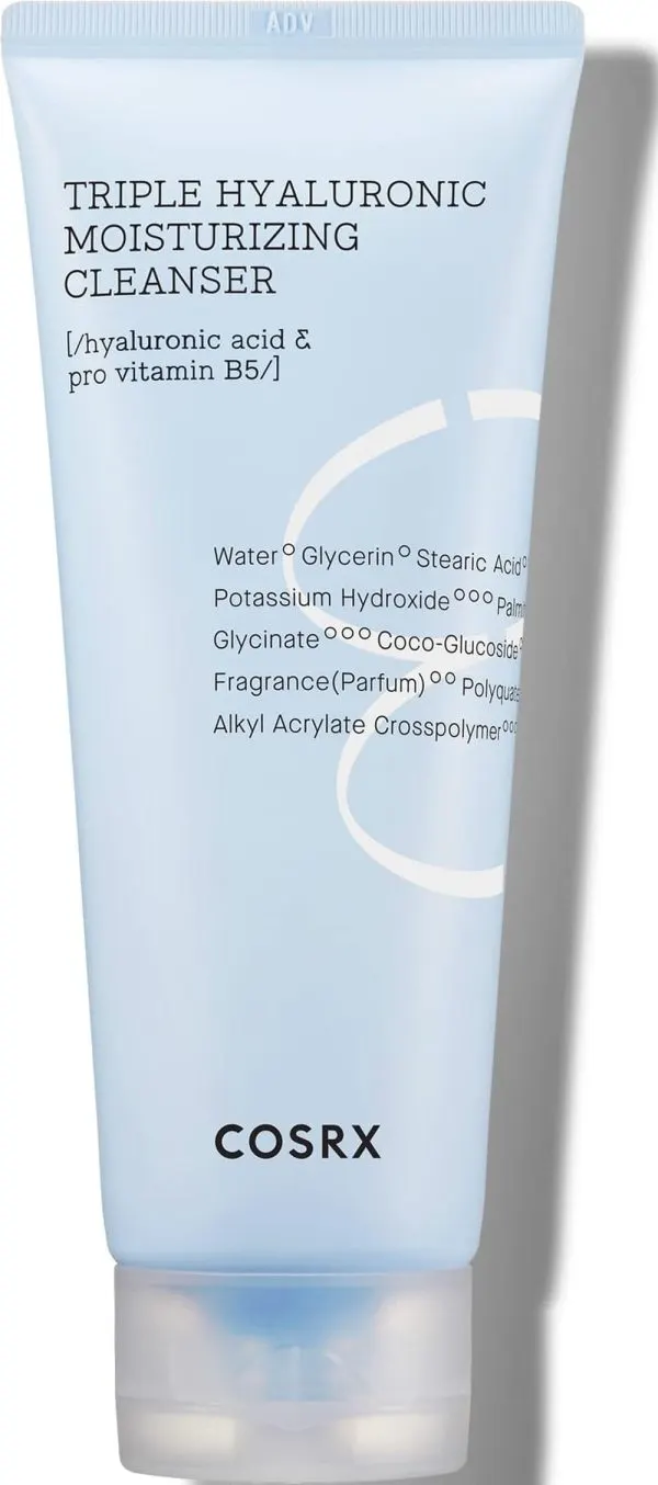 COSRX Hyaluronic Acid Moisturizing Cleanser With Vitamin B, 5.07 fl oz