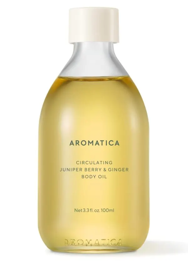 AROMATICA Circulating Body Oil Juniper Berry & Ginger -3.38 fl oz