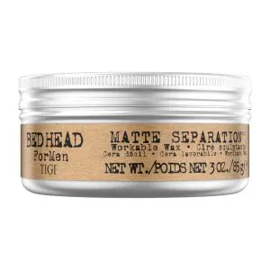 TIGI Bed Head For Men Matte Separation Workable Wax, 3 Ounce