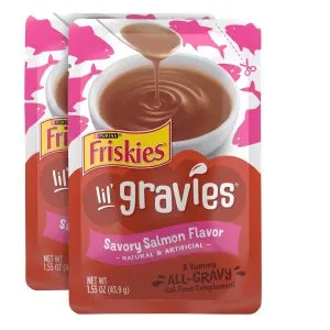 Friskies Purina Lil' Gravies Savory Salmon Flavor Cat Food