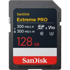 Sandisk 128 GB Extreme PRO SD Memory Card