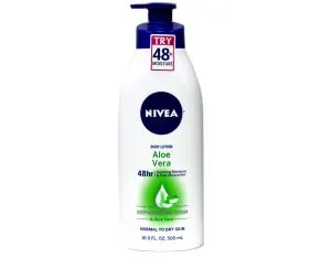 NIVEA Lotion Aloe Vera 48 Hour Pump, 16.9 Ounce