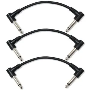 GLS Audio 6 Inch Patch Cable Cords (0.5 Feet), 6 Inch, 0.5 Feet