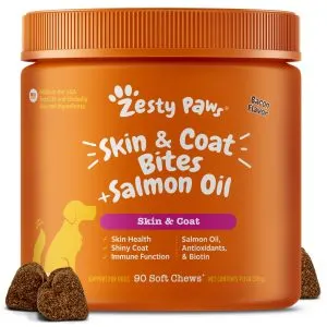 Zesty Paws Salmon Oil For Dogs, 90 ct