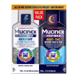 Mucinex Fast-Max Kickstart Severe Cold And Flu Medicine For