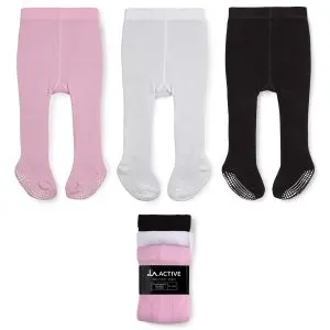 LA ACTIVE Baby Girl Tights Warm Cotton Leggings Tights 49V7