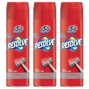 Resolve High Traffic Carpet Foam, 22 oz Can, 22 oz, Pack Of 3