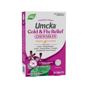Nature's Way Umcka Cold And Flu Relief Chewables, 20 ct