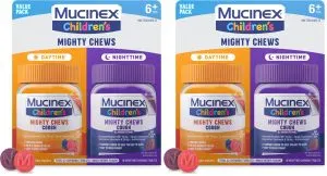 Mucinex Children Mighty Chews Kids Cough Medicine Daytime And