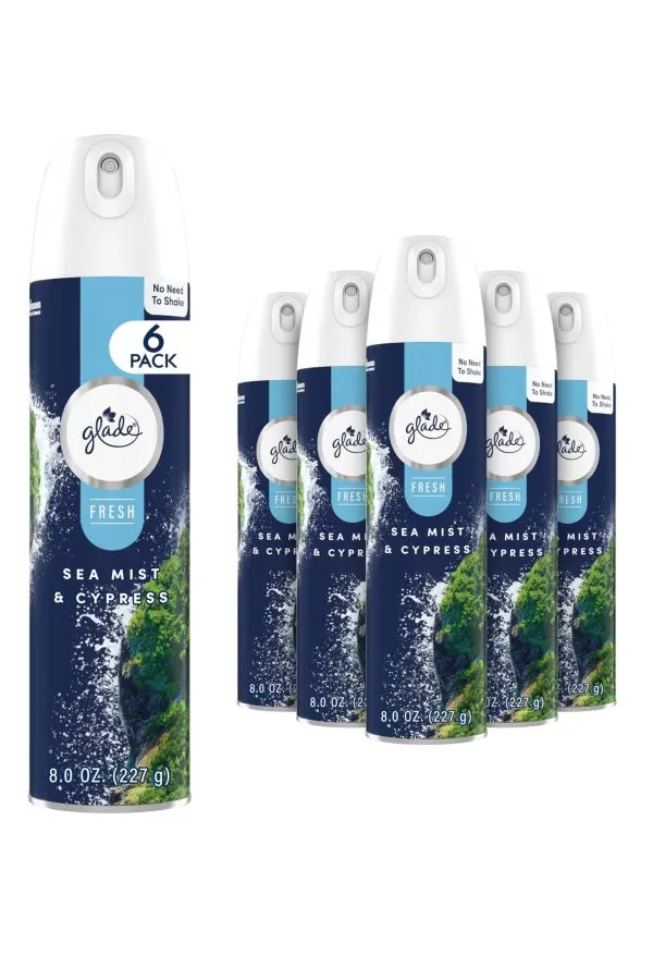 Glade Air Freshener Room Spray, 8 oz, 6 Count