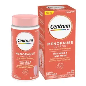 Centrum Clear Mind And Calm Mood Menopause Support Tablets, 30 Count