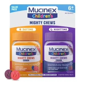 Mucinex Children's Mighty Chews Kids Cough Medicine Daytime