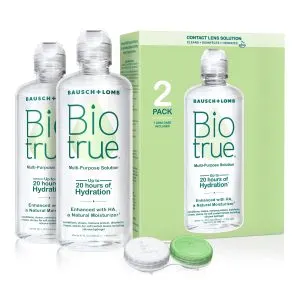 Biotrue Multi-Purpose Contact Lens Solution With Case, 10 Fl oz 2-Pack