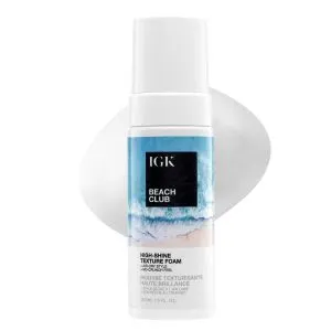 IGK Beach Club High-Shine Texture Foam, 5 oz