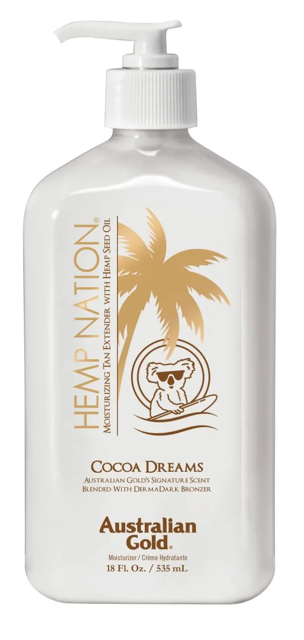 Australian Gold Hemp Nation Cocoa Dreams Tan Extender W/Derma