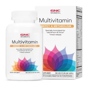 GNC Women’s Energy And Metabolism Multivitamin Caplets, 180 ct