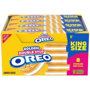 Oreo Double Stuf Golden Sandwich Cookies
