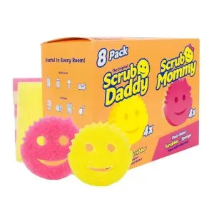 Scrub Daddy Original + Scrub Mommy Dish & Kitchen Sponges, 8 Pack