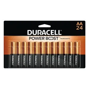 DURACELL Coppertop AA Batteries, 24 Count