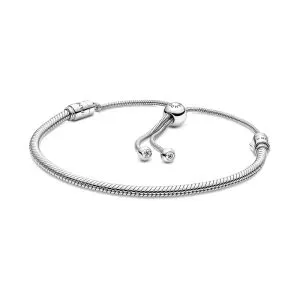 PANDORA Moments Snake Chain Slider Bracelet